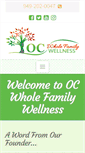 Mobile Screenshot of ocwholefamilywellness.com